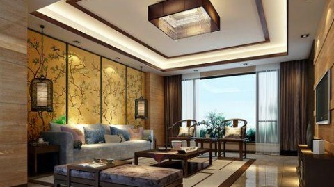 豪华中式风格｜佛山老房2万改造，花小钱也能装出典雅书香豪宅